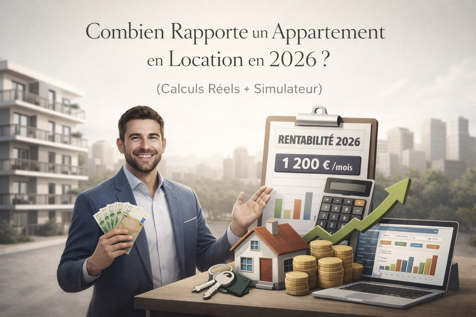 Combien Rapporte un Appartement en Location en 2026 ? (Calculs Réels + Simulateur)